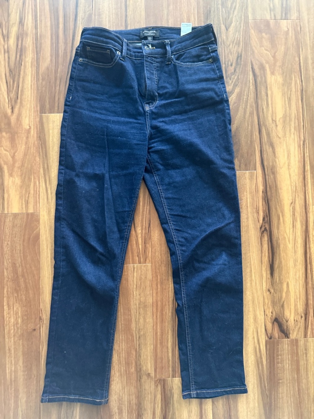 Banana Republic Women's Straight Leg Jeans - Dark Blue